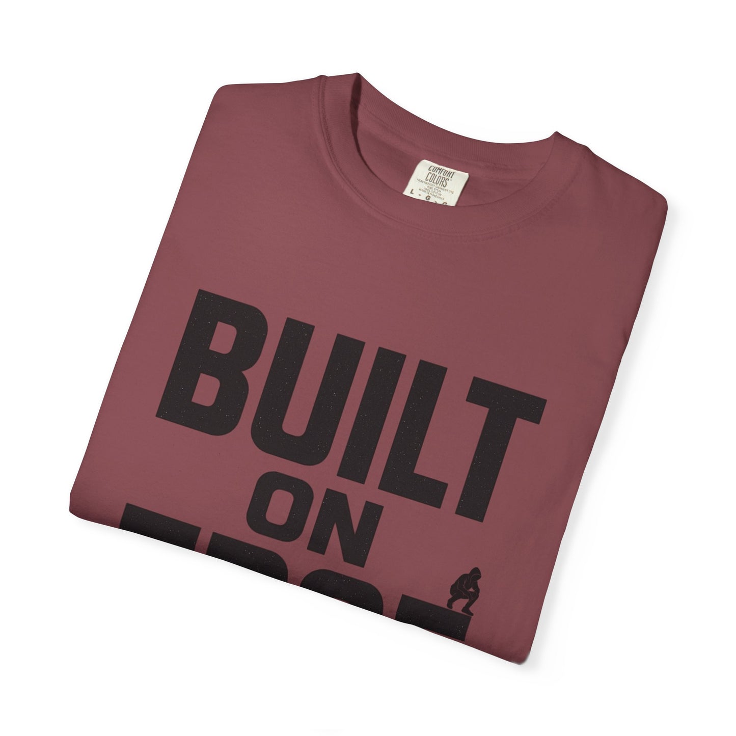 Bold Motivational T-Shirt - Built on Edge, Graphic Tee for Inspiration and Urban Style