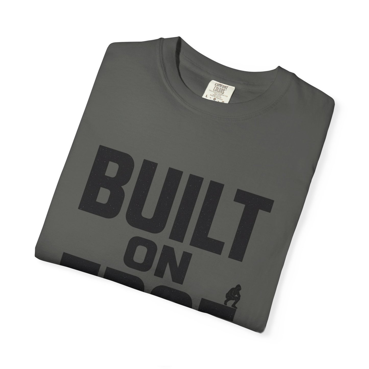 Bold Motivational T-Shirt - Built on Edge, Graphic Tee for Inspiration and Urban Style