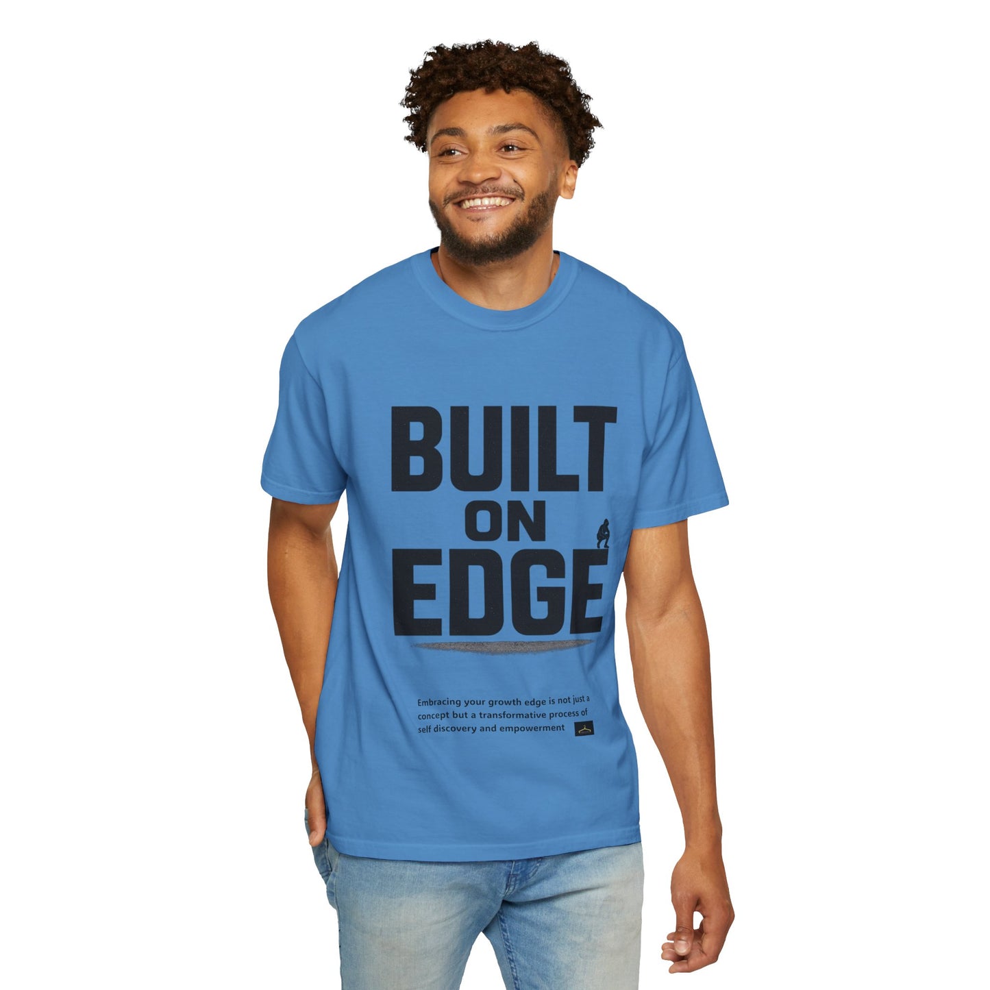 Bold Motivational T-Shirt - Built on Edge, Graphic Tee for Inspiration and Urban Style