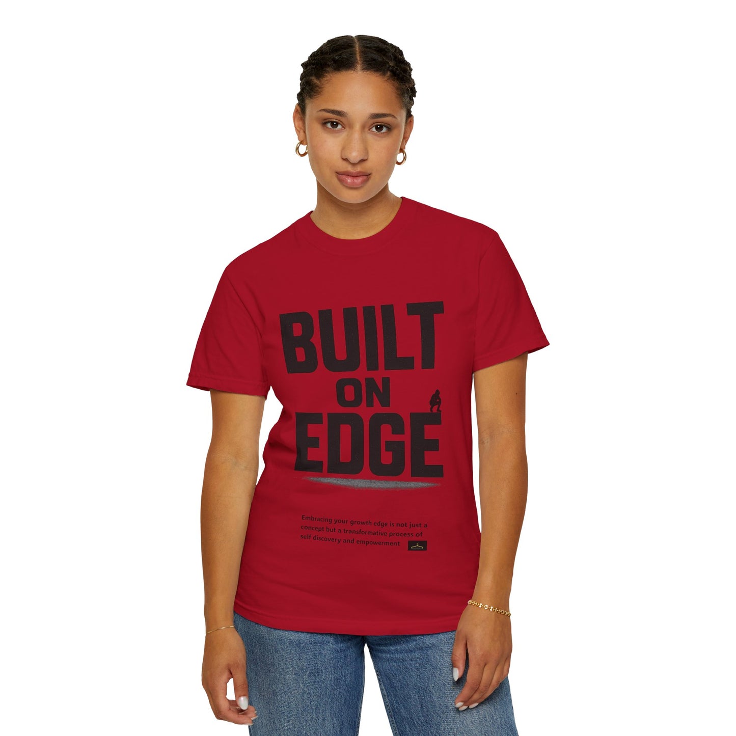 Bold Motivational T-Shirt - Built on Edge, Graphic Tee for Inspiration and Urban Style