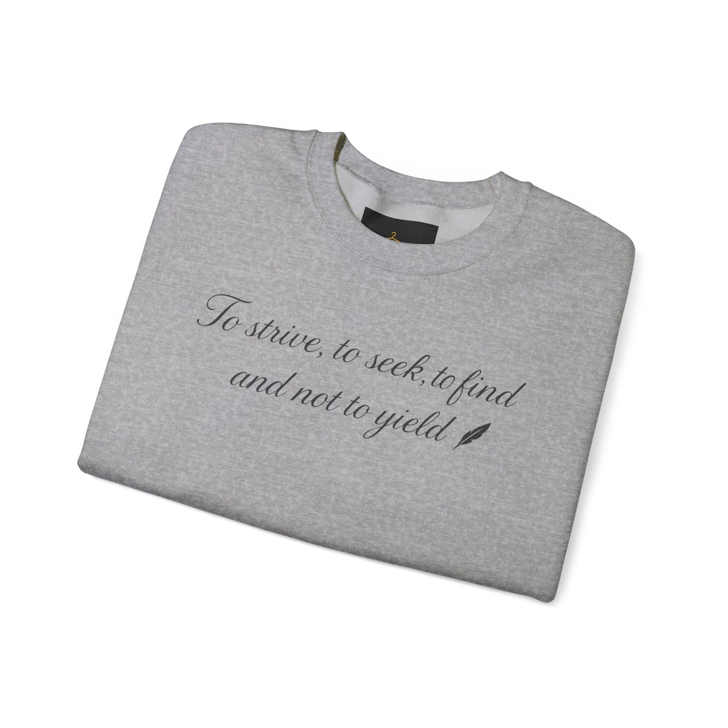 Motivational Poetic Quote Crewneck Sweatshirt