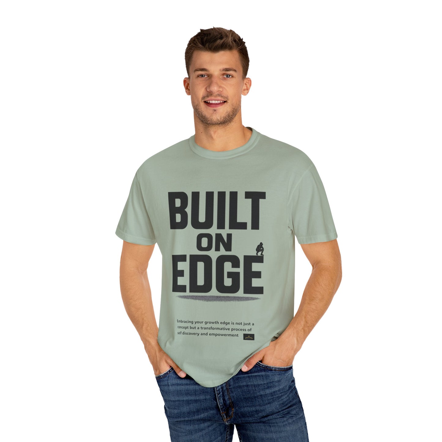 Bold Motivational T-Shirt - Built on Edge, Graphic Tee for Inspiration and Urban Style