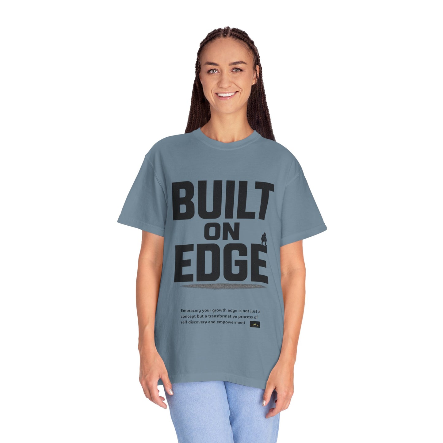 Bold Motivational T-Shirt - Built on Edge, Graphic Tee for Inspiration and Urban Style