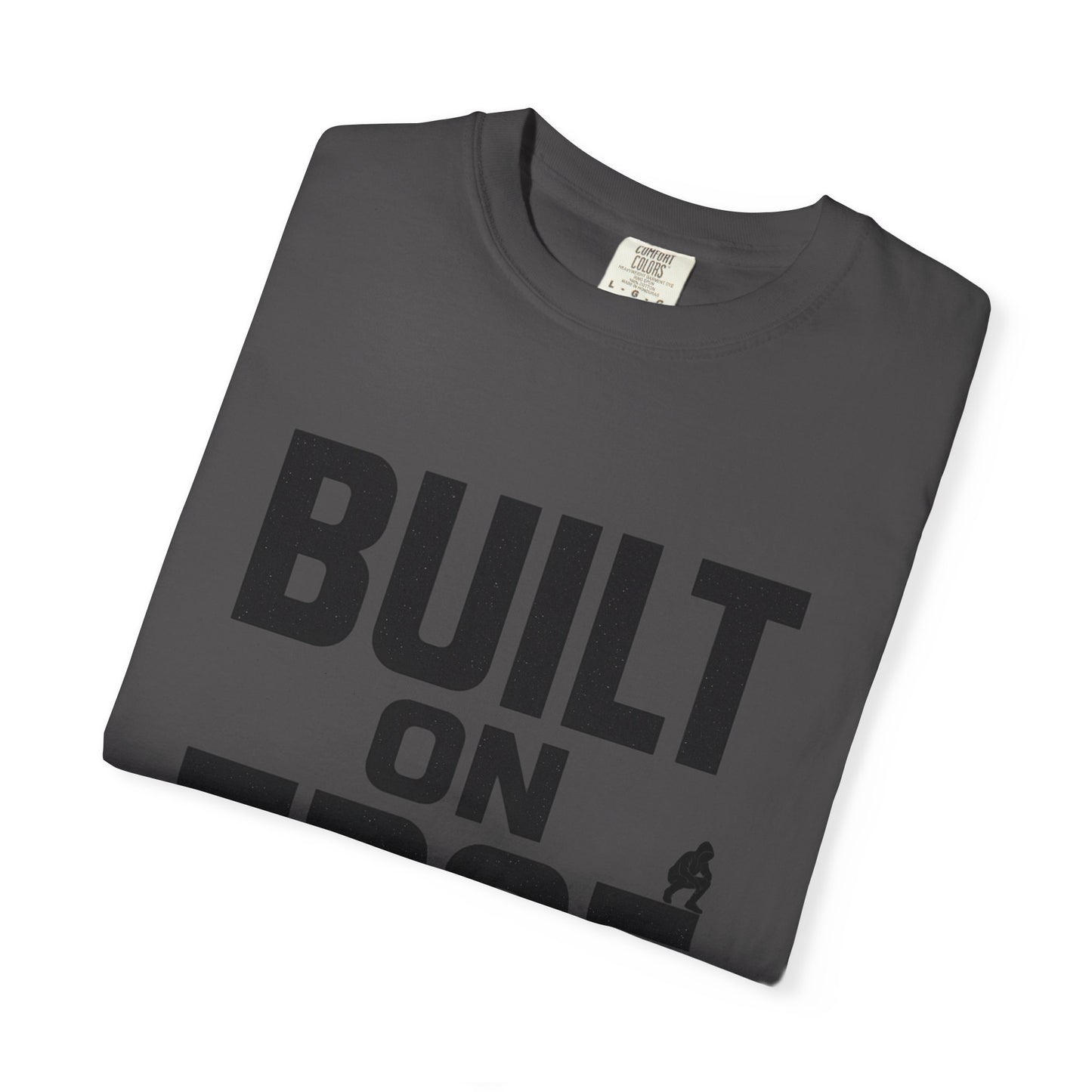 Bold Motivational T-Shirt - Built on Edge, Graphic Tee for Inspiration and Urban Style