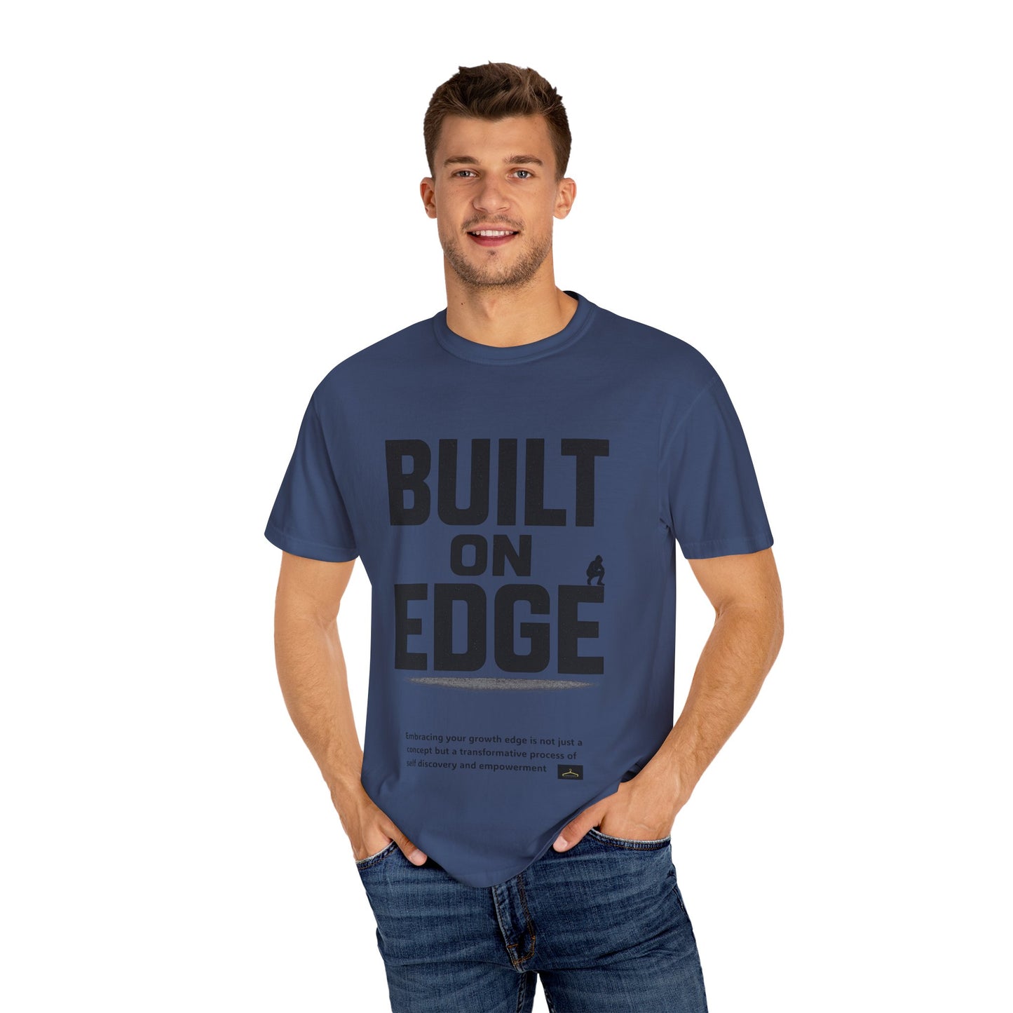 Bold Motivational T-Shirt - Built on Edge, Graphic Tee for Inspiration and Urban Style