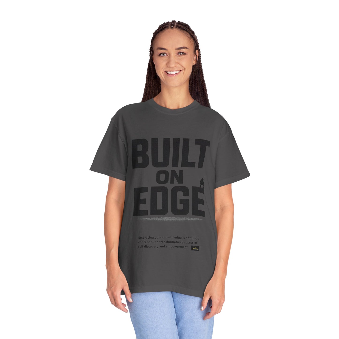 Bold Motivational T-Shirt - Built on Edge, Graphic Tee for Inspiration and Urban Style