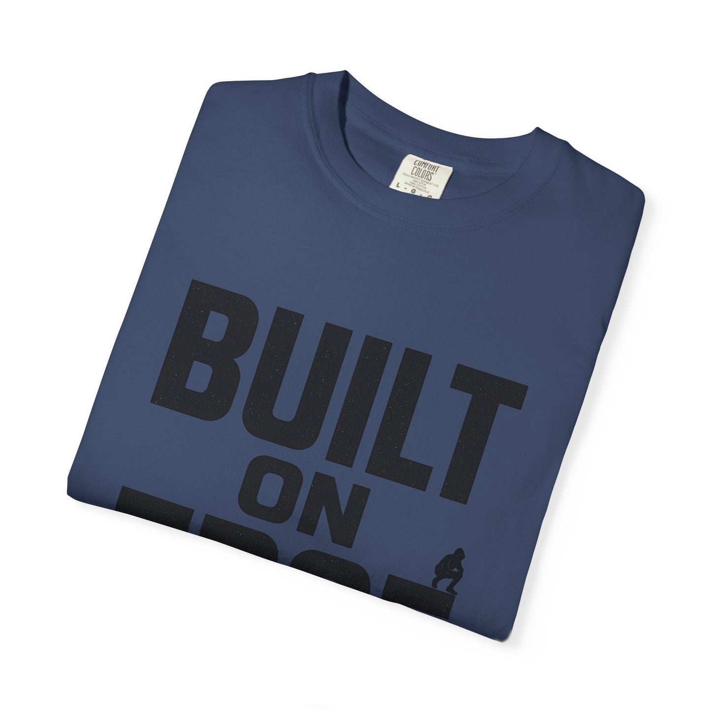 Bold Motivational T-Shirt - Built on Edge, Graphic Tee for Inspiration and Urban Style