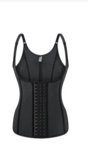 Breathable 25 Steal-bone 3 Row Hooks spaghetti's string Waist Trainer Corset