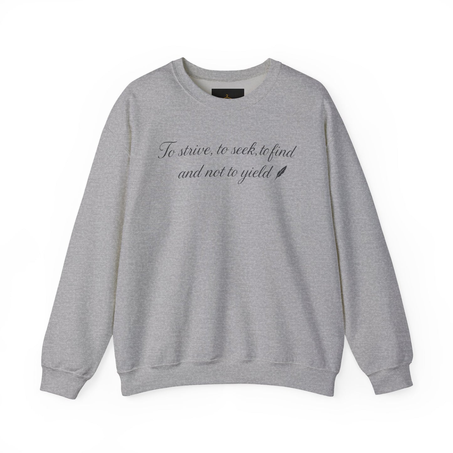 Motivational Poetic Quote Crewneck Sweatshirt