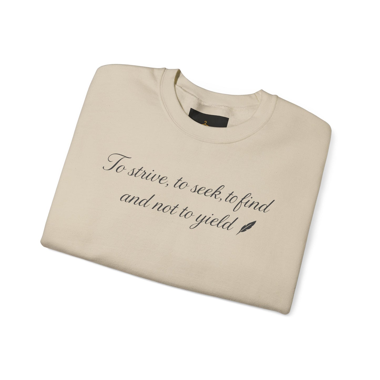 Motivational Poetic Quote Crewneck Sweatshirt