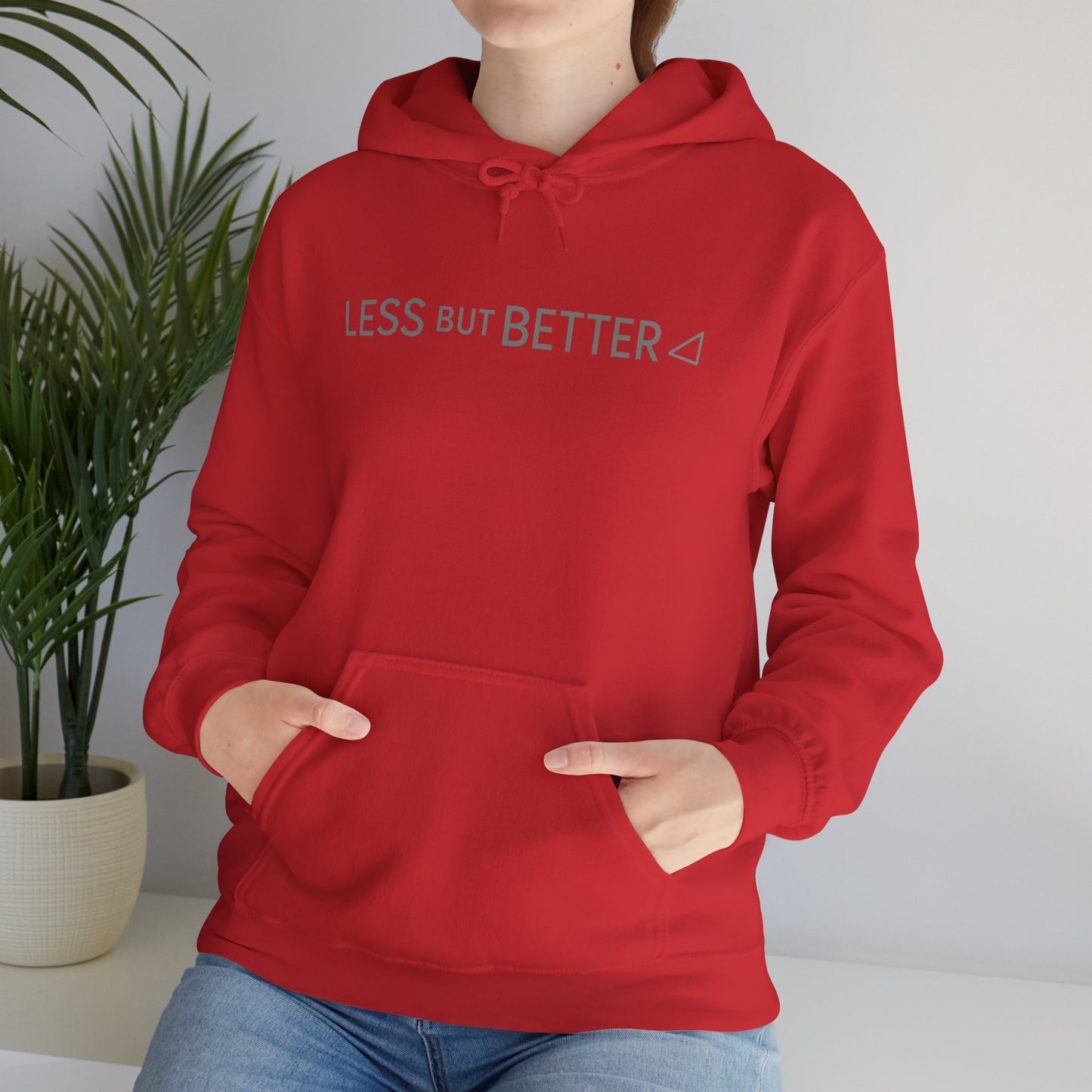 Minimalist Comfort Hoodie - Less But Better - Unisex Heavy Blend Cozy Fashion