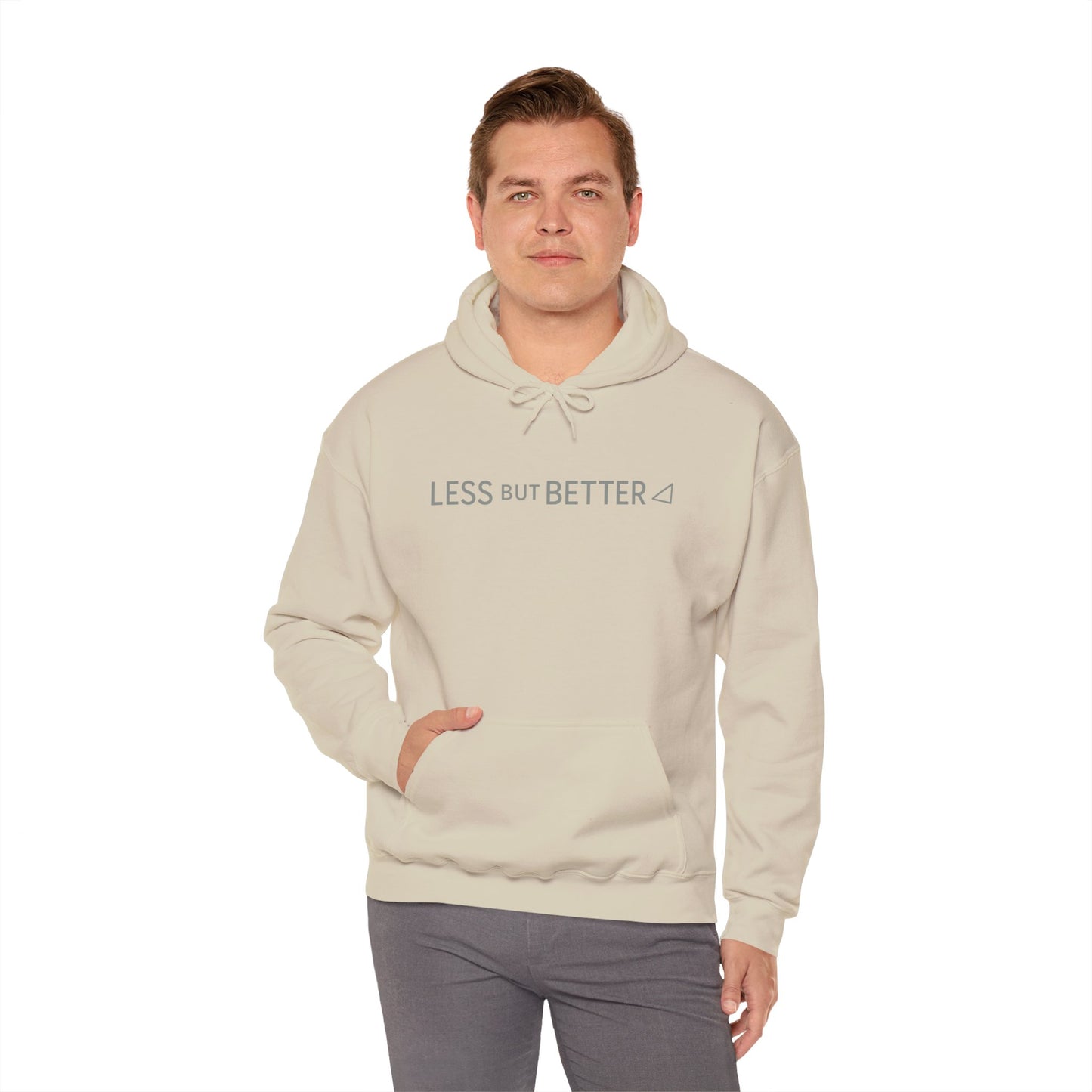 Minimalist Comfort Hoodie - Less But Better - Unisex Heavy Blend Cozy Fashion