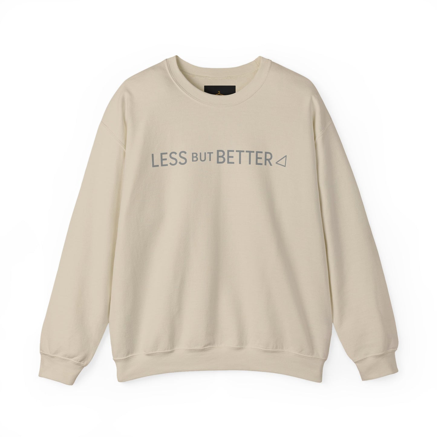 Minimalist Cozy Crewneck Sweatshirt - Less But Better, Unisex Apparel