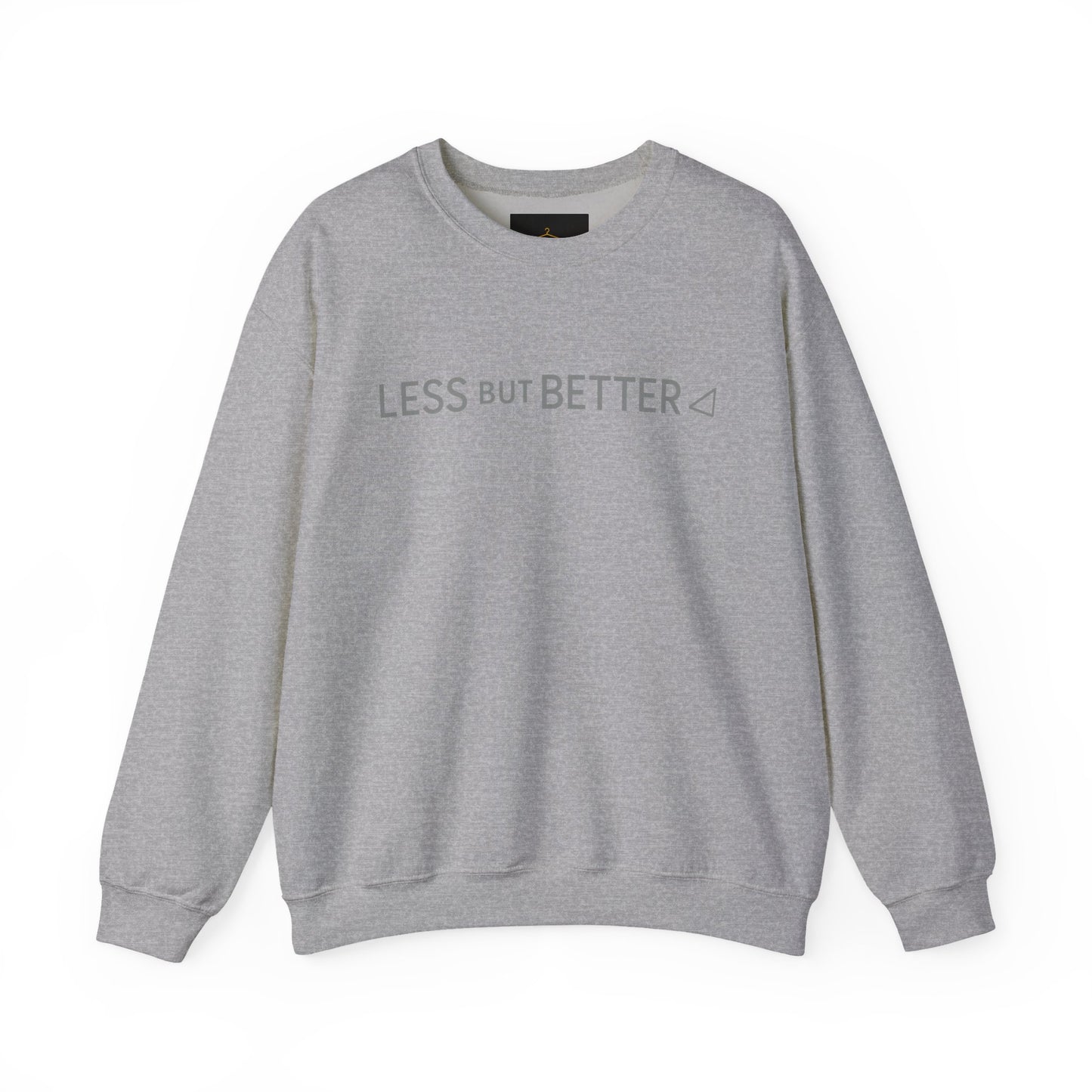 Minimalist Cozy Crewneck Sweatshirt - Less But Better, Unisex Apparel