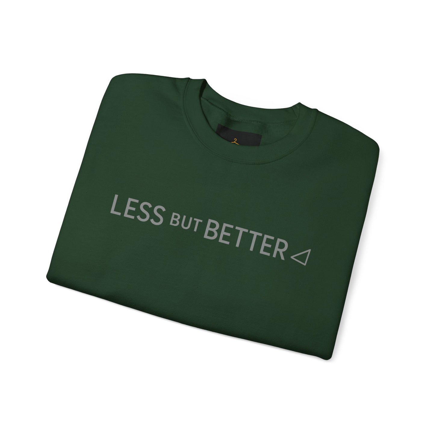 Minimalist Cozy Crewneck Sweatshirt - Less But Better, Unisex Apparel