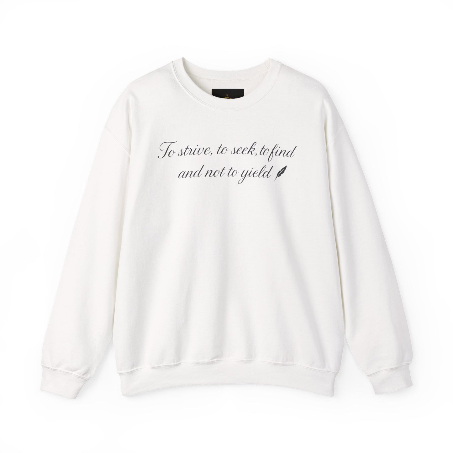 Motivational Poetic Quote Crewneck Sweatshirt