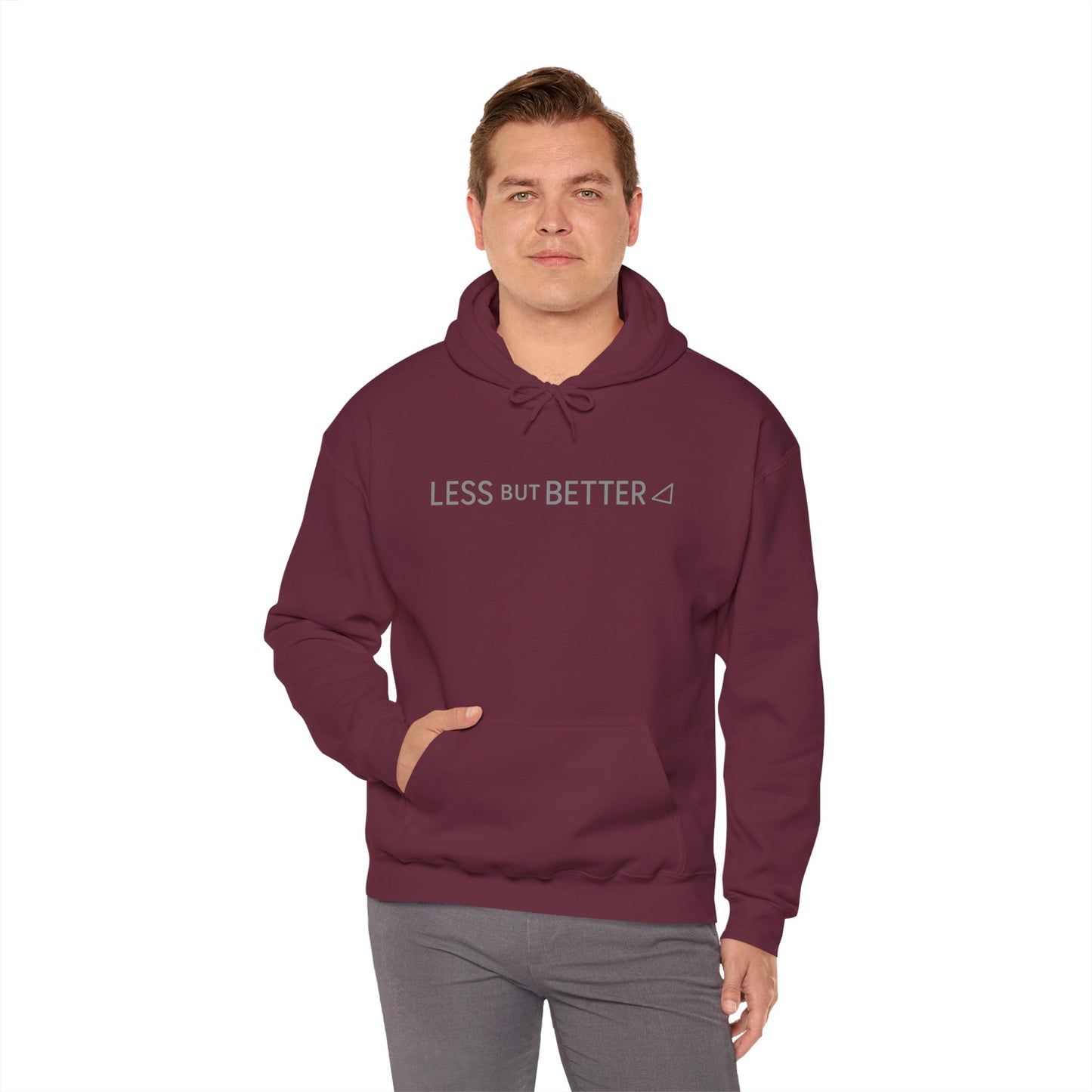 Minimalist Comfort Hoodie - Less But Better - Unisex Heavy Blend Cozy Fashion