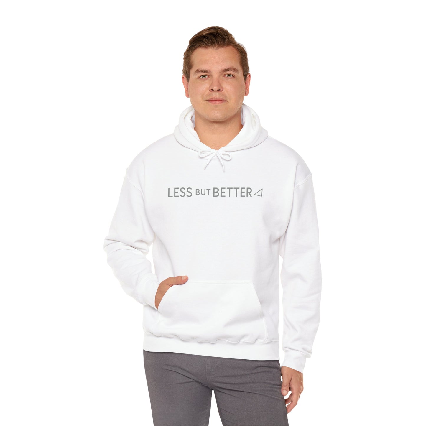Minimalist Comfort Hoodie - Less But Better - Unisex Heavy Blend Cozy Fashion