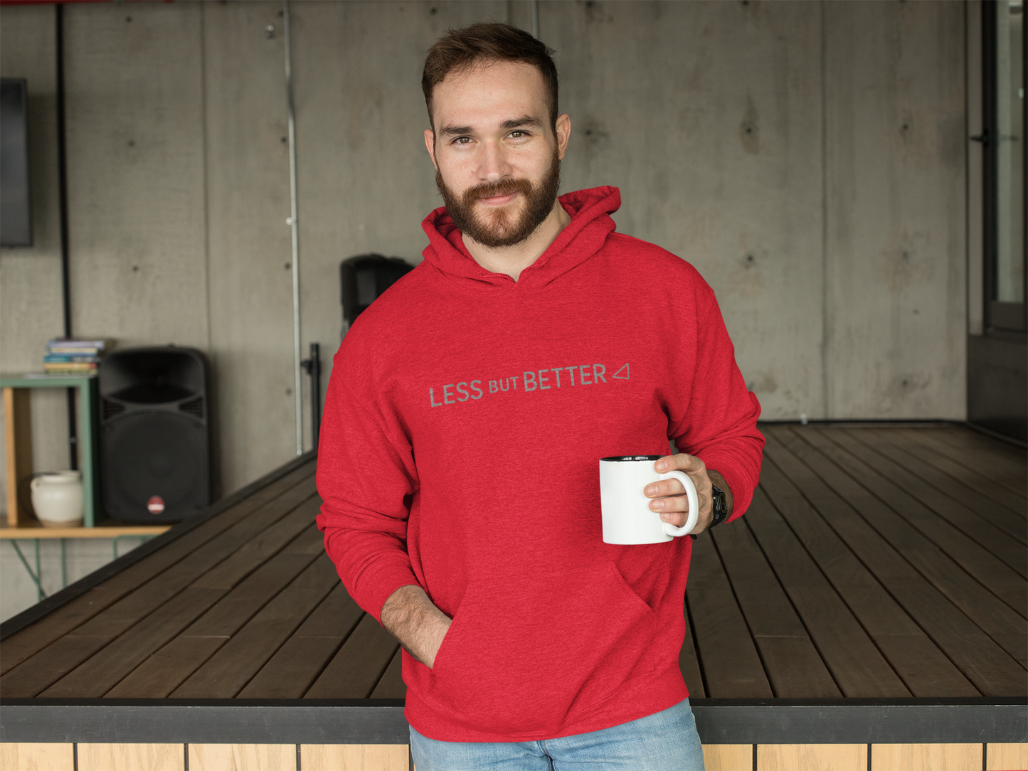 Minimalist Comfort Hoodie - Less But Better - Unisex Heavy Blend Cozy Fashion