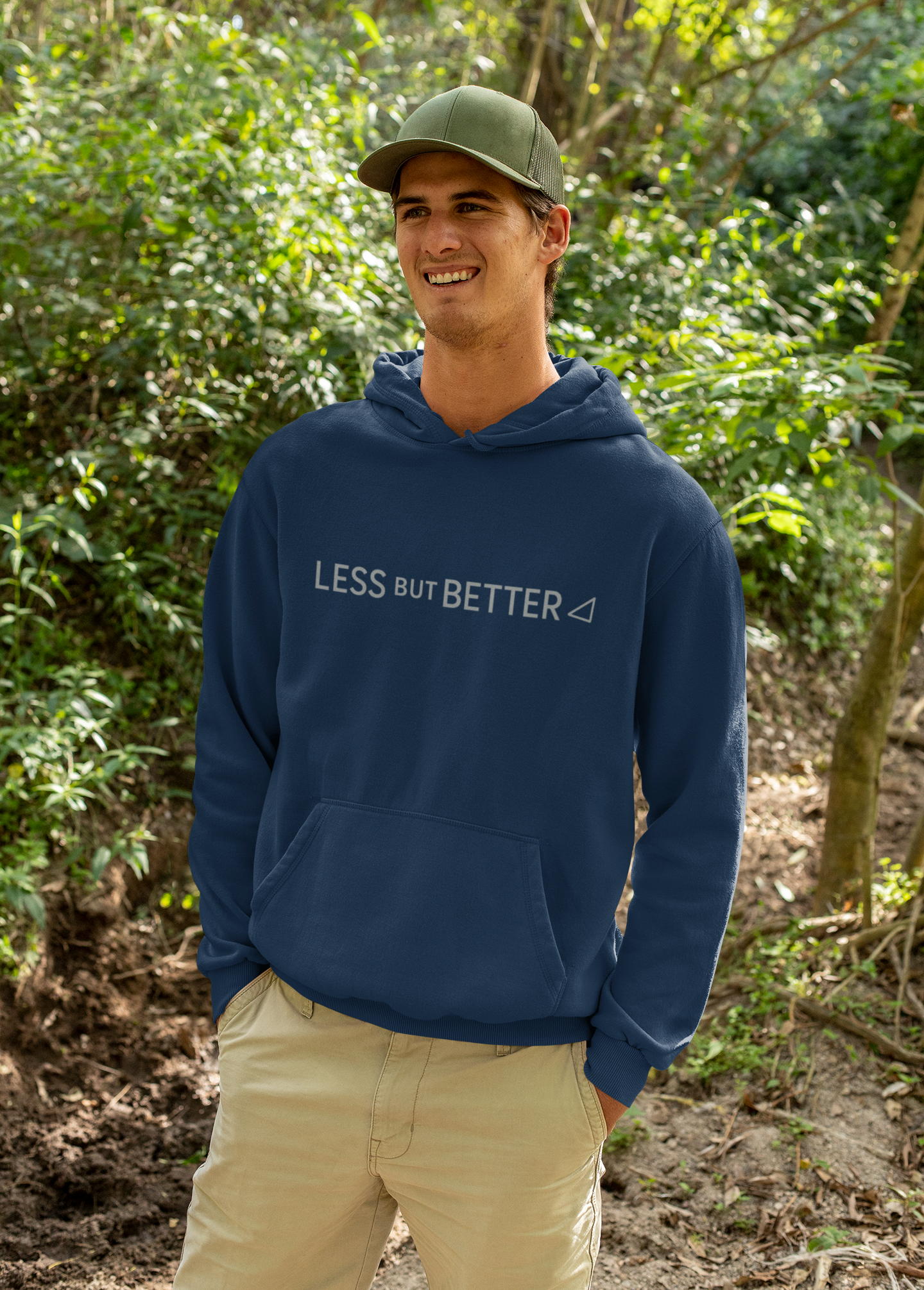 Minimalist Comfort Hoodie - Less But Better - Unisex Heavy Blend Cozy Fashion