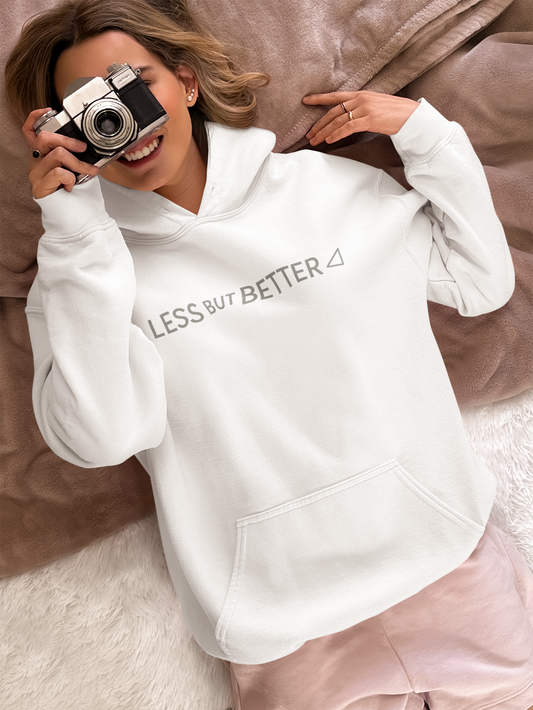 Minimalist Comfort Hoodie - Less But Better - Unisex Heavy Blend Cozy Fashion