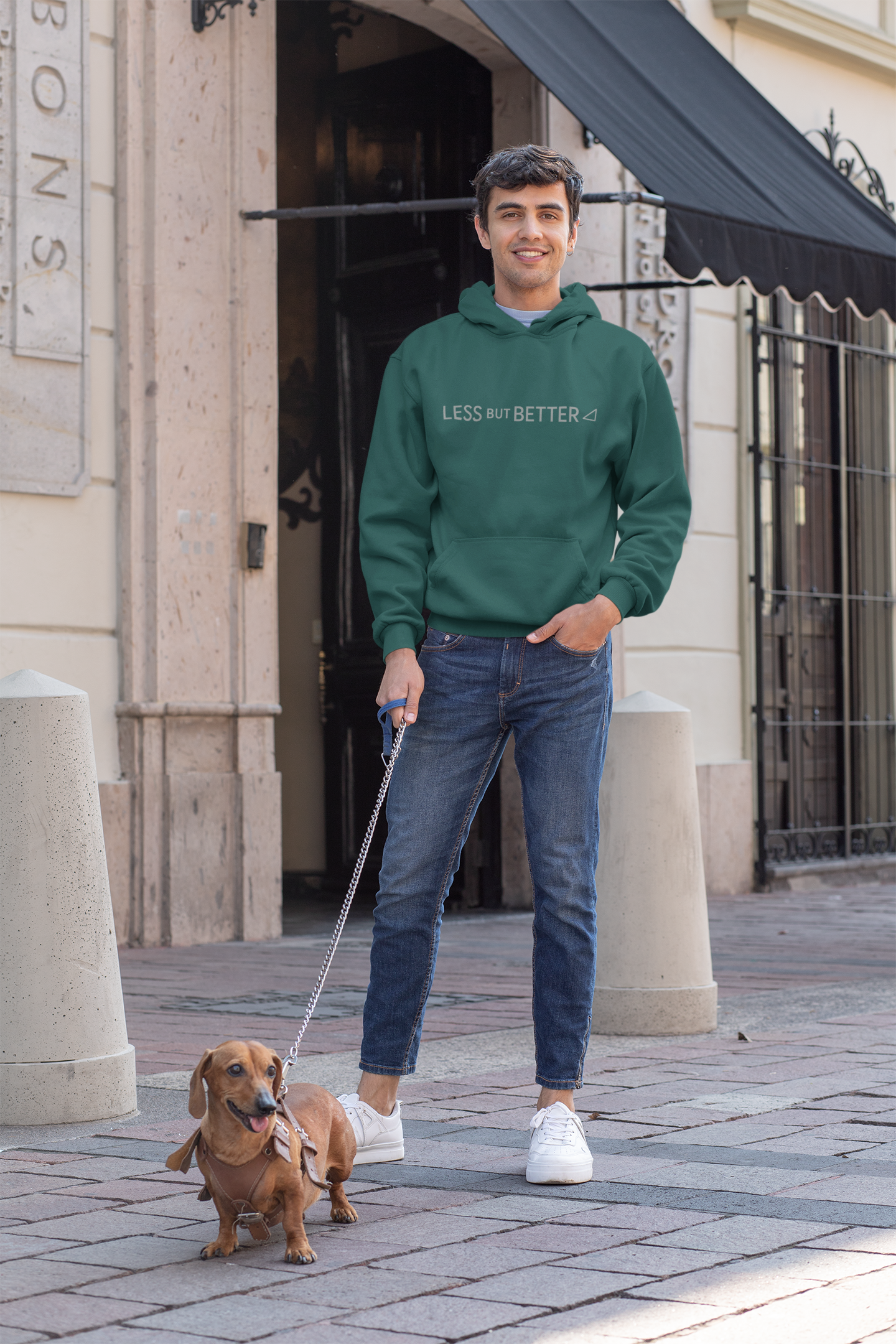 Minimalist Comfort Hoodie - Less But Better - Unisex Heavy Blend Cozy Fashion