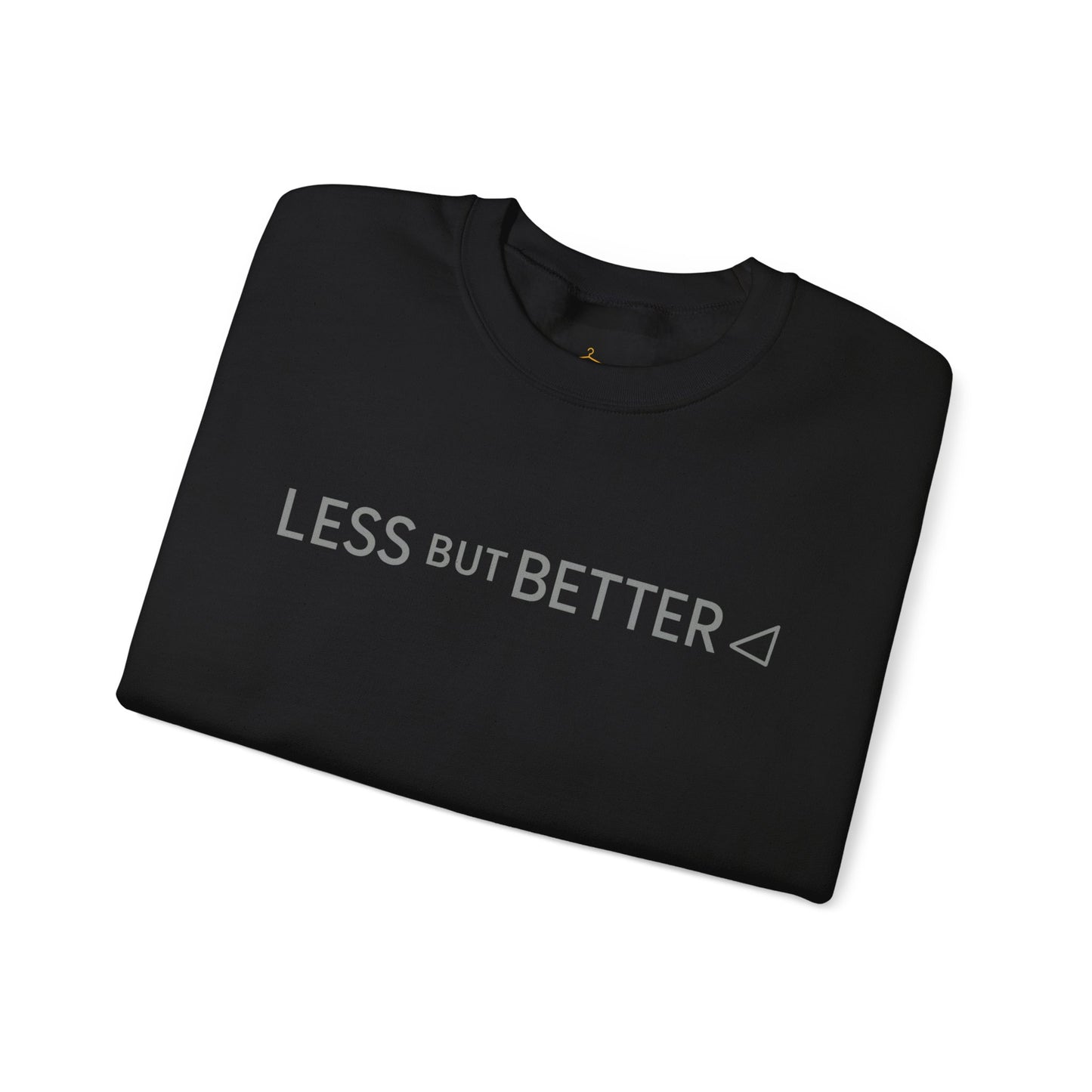Minimalist Cozy Crewneck Sweatshirt - Less But Better, Unisex Apparel
