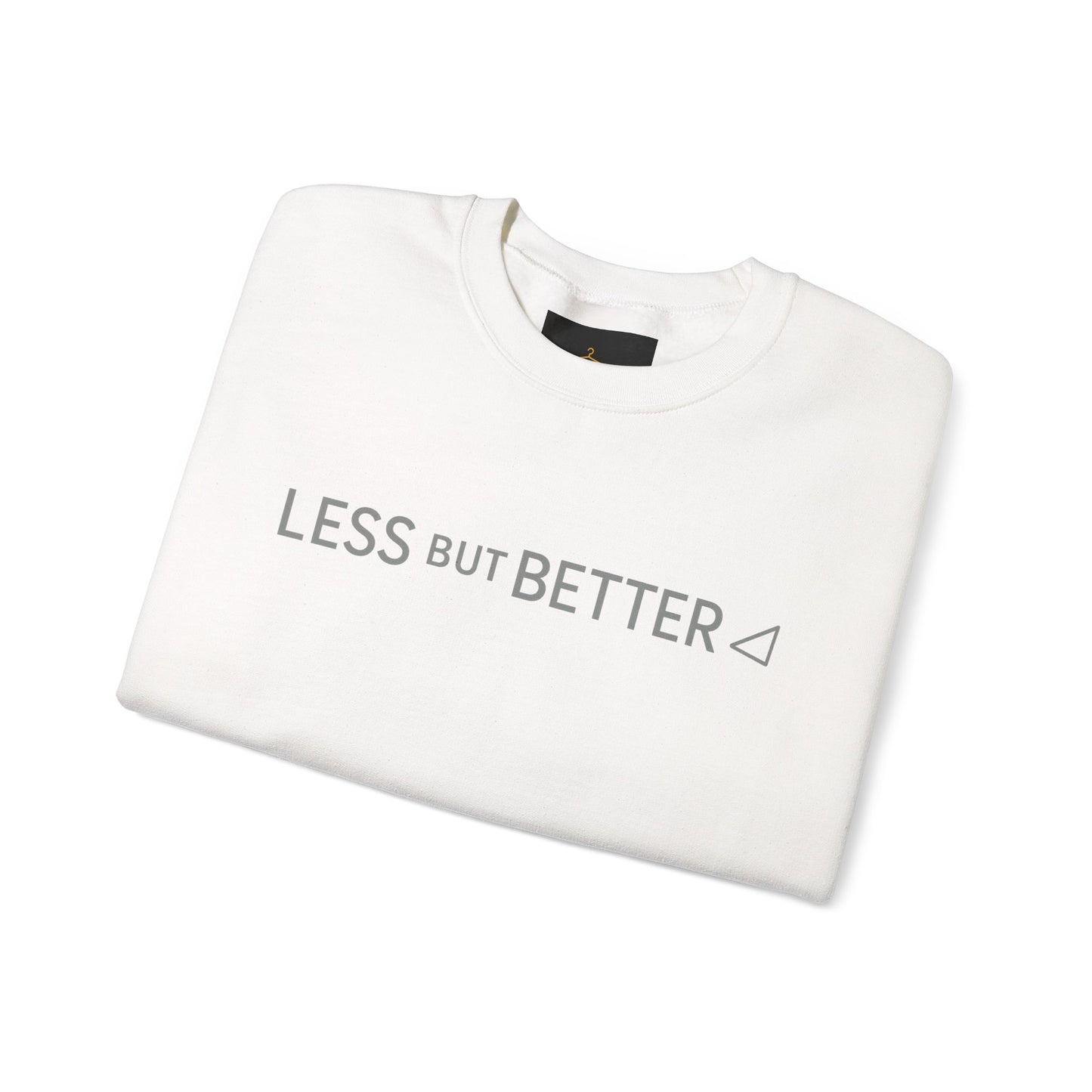 Minimalist Cozy Crewneck Sweatshirt - Less But Better, Unisex Apparel