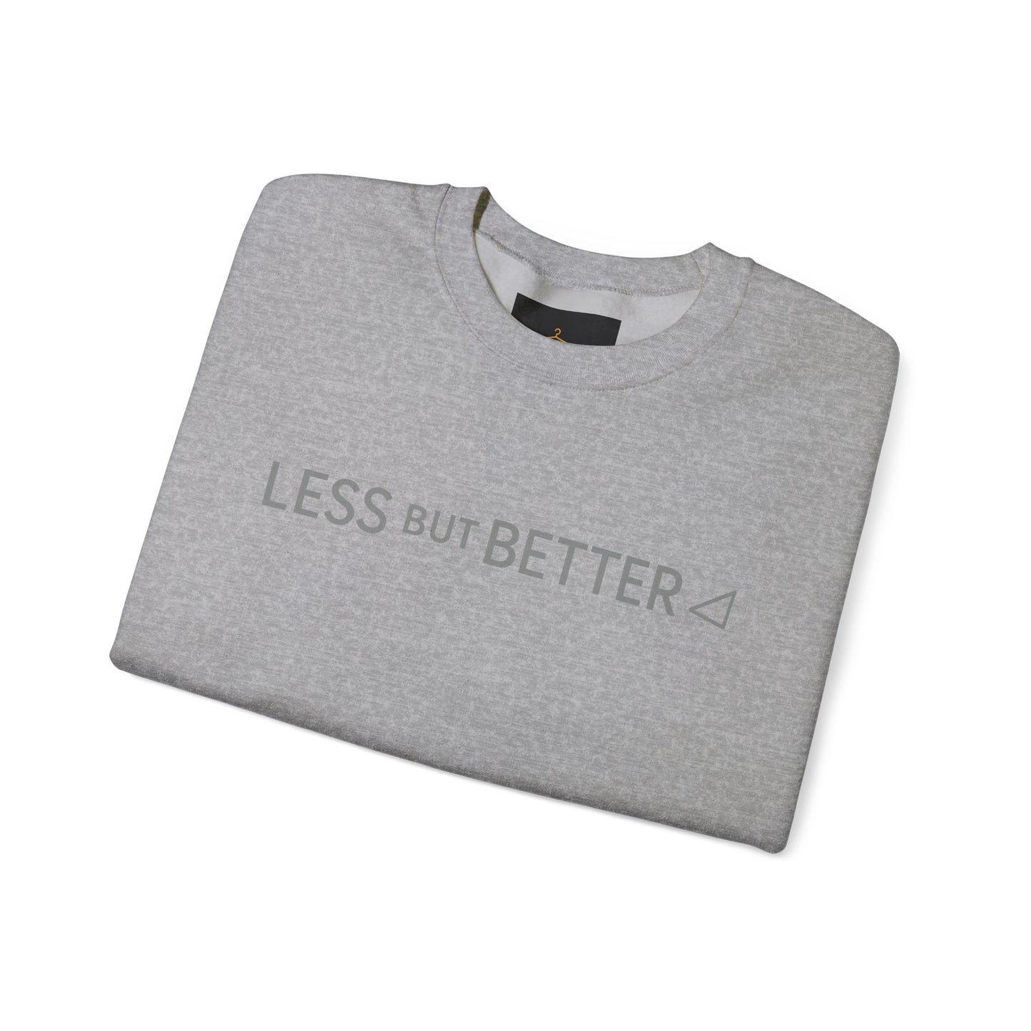 Minimalist Cozy Crewneck Sweatshirt - Less But Better, Unisex Apparel