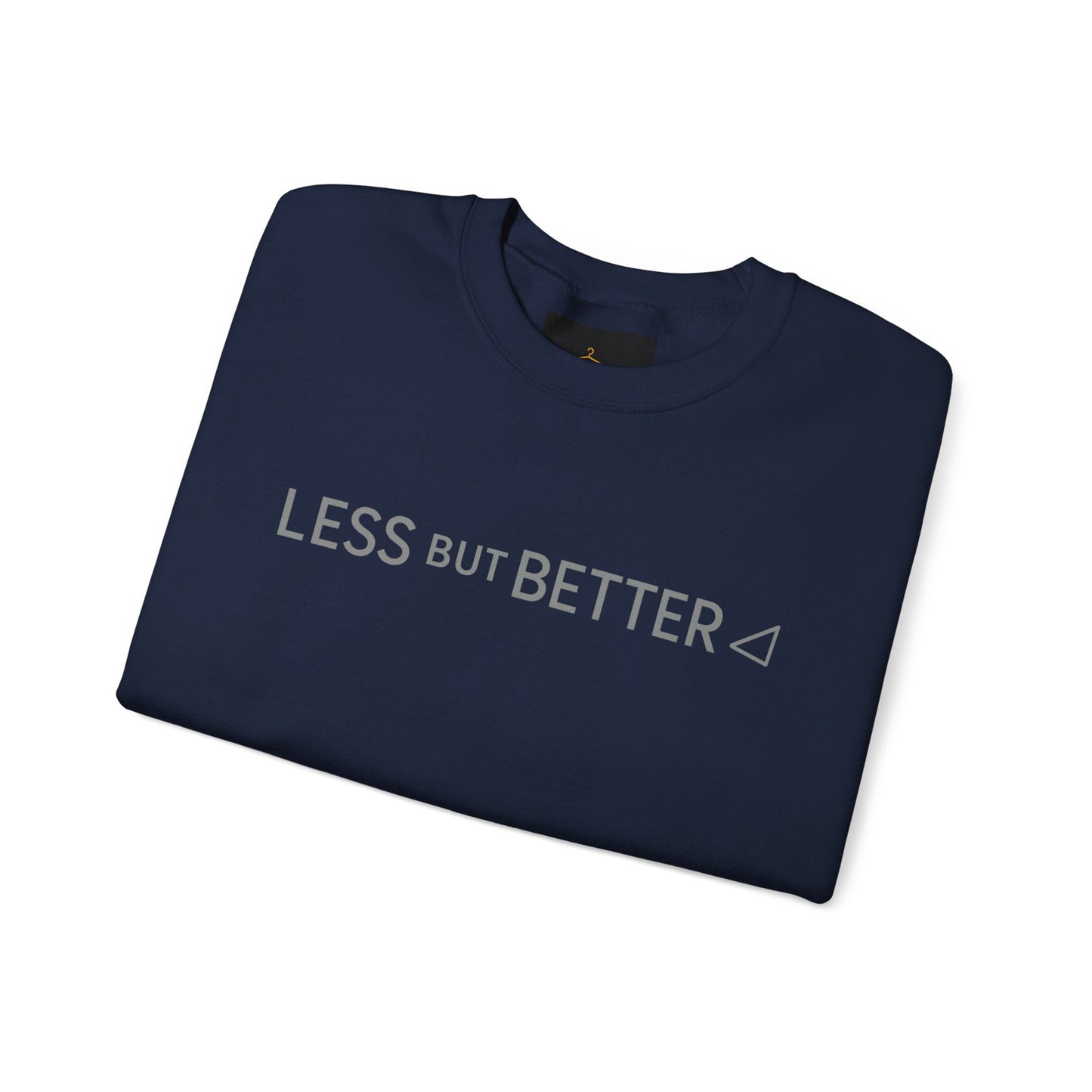 Minimalist Cozy Crewneck Sweatshirt - Less But Better, Unisex Apparel
