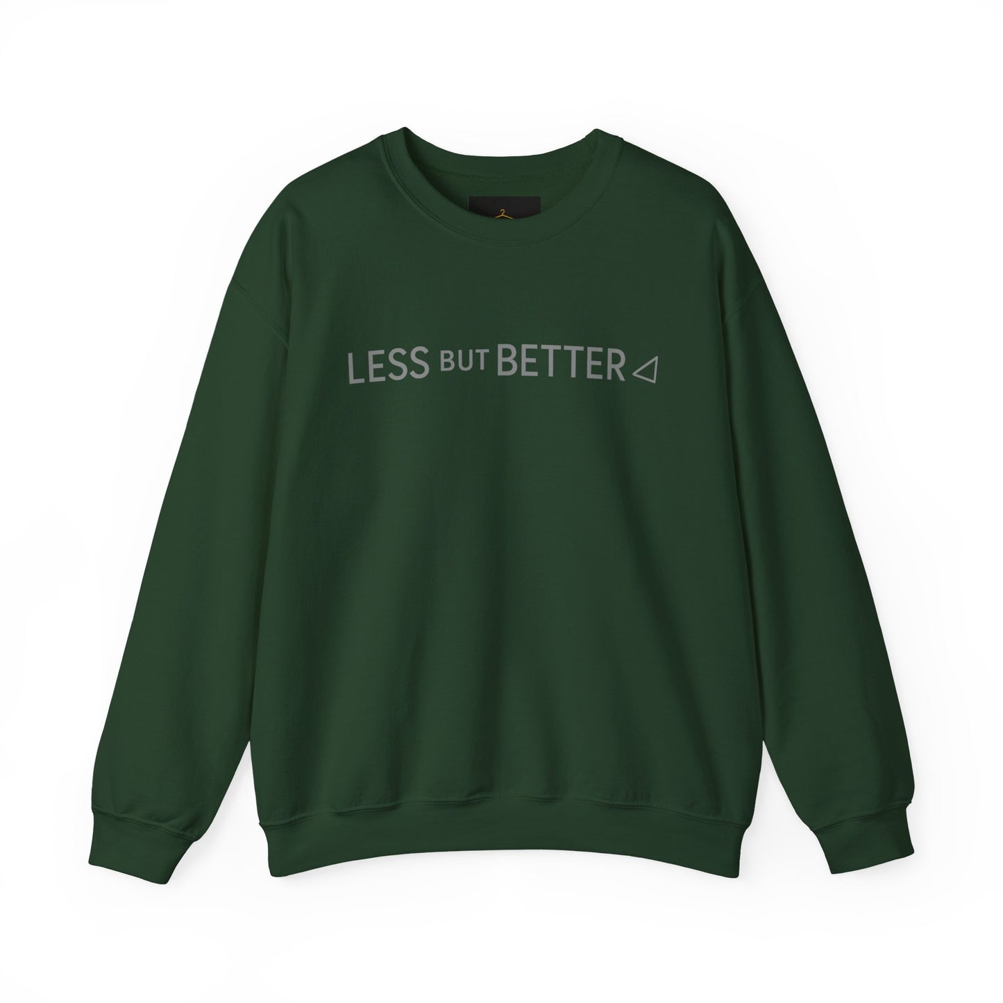 Minimalist Cozy Crewneck Sweatshirt - Less But Better, Unisex Apparel