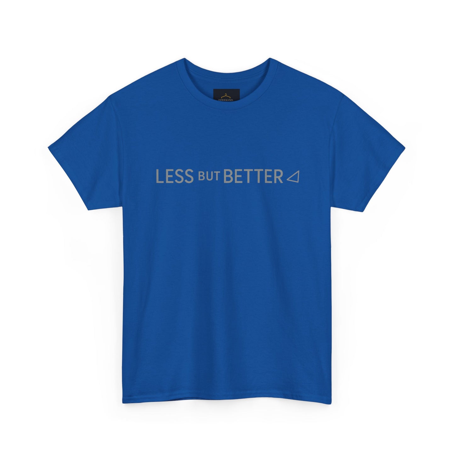 Minimalist Graphic Tee - Less But Better Unisex Heavy Cotton Shirt