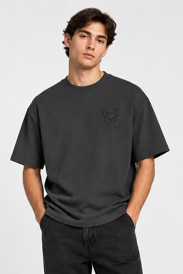 Extravaganza French Bull Dog Emblem Heavyweight Box Tee Archive Collection