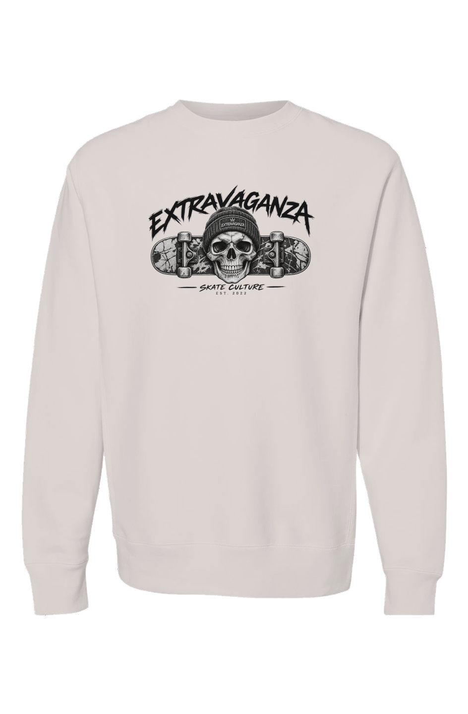Skate Culture Never Ends Heavyweight Graphic Sweatshirt