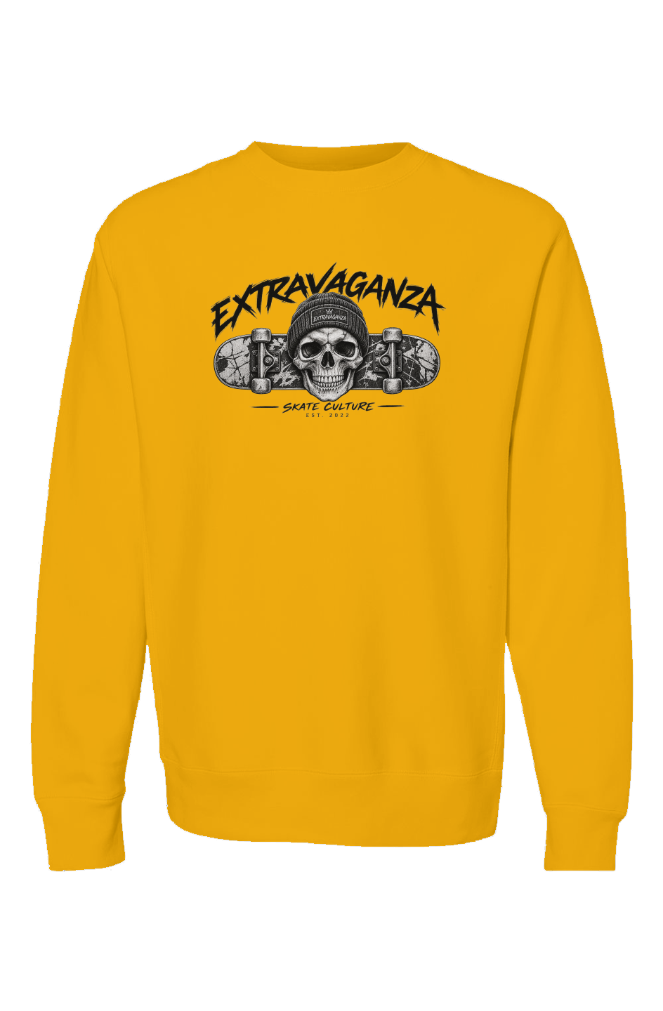 Skate Culture Never Ends Heavyweight Graphic Sweatshirt