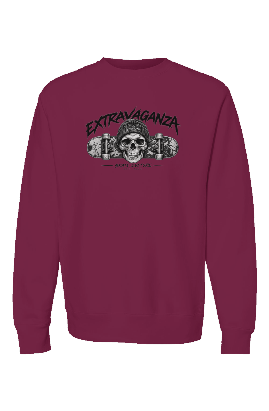 Skate Culture Never Ends Heavyweight Graphic Sweatshirt