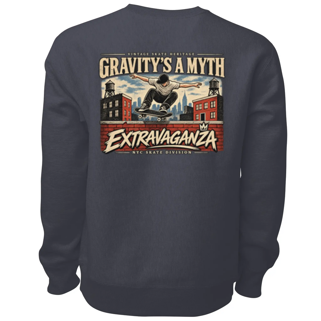 Gravity's a Myth Vintage Skate Heritage Heavyweight Sweatshirt