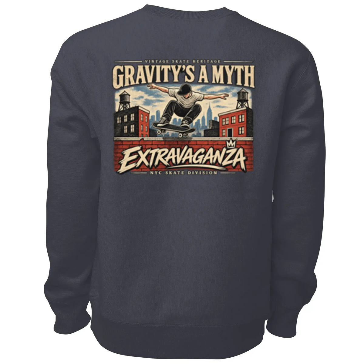 Gravity's a Myth Vintage Skate Heritage Heavyweight Sweatshirt