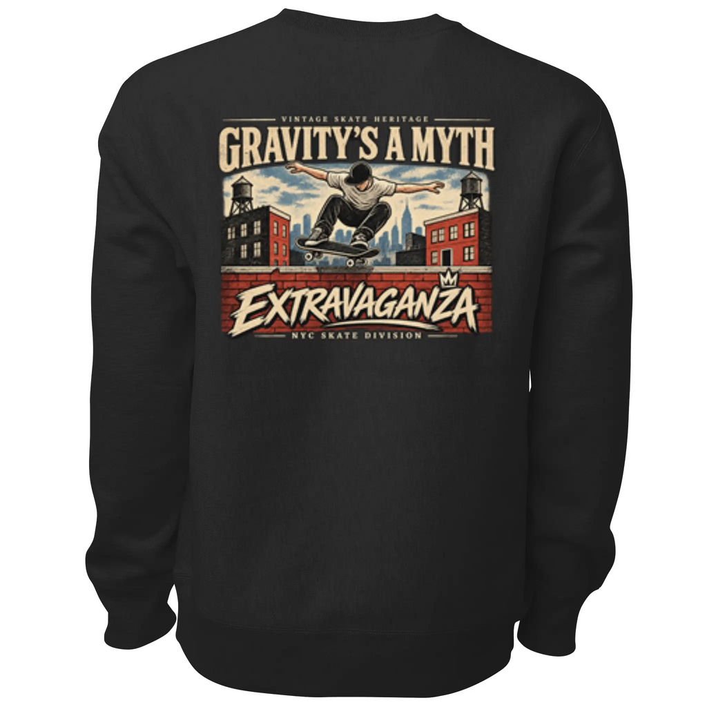 Gravity's a Myth Vintage Skate Heritage Heavyweight Sweatshirt