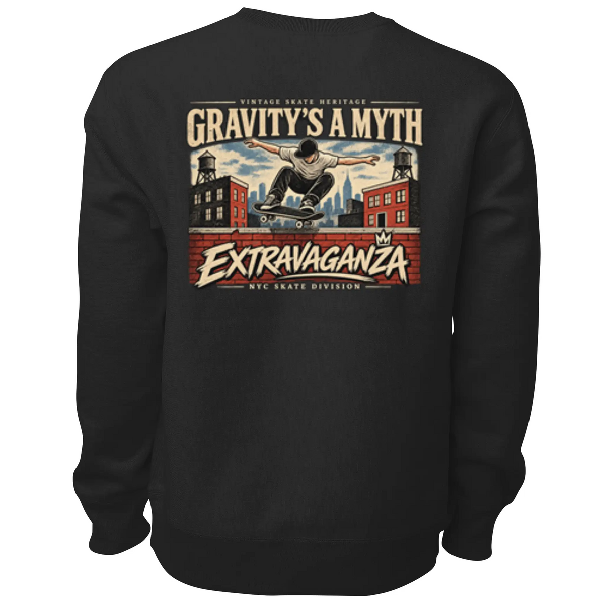 Gravity's a Myth Vintage Skate Heritage Heavyweight Sweatshirt