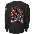 Skater Culture Never Dies Graphic Sweatshirt NYC Skate Streetwear