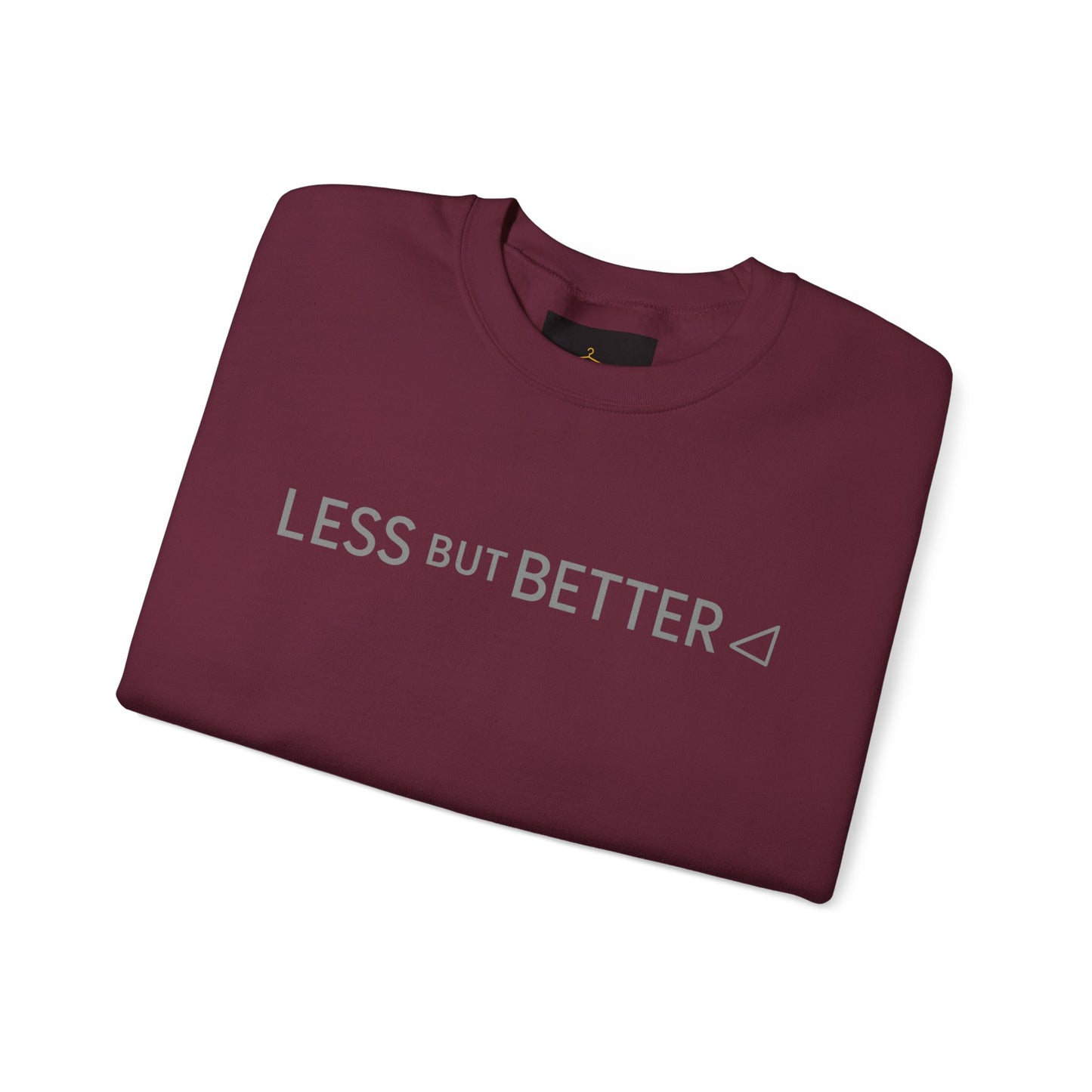 Minimalist Cozy Crewneck Sweatshirt - Less But Better, Unisex Apparel