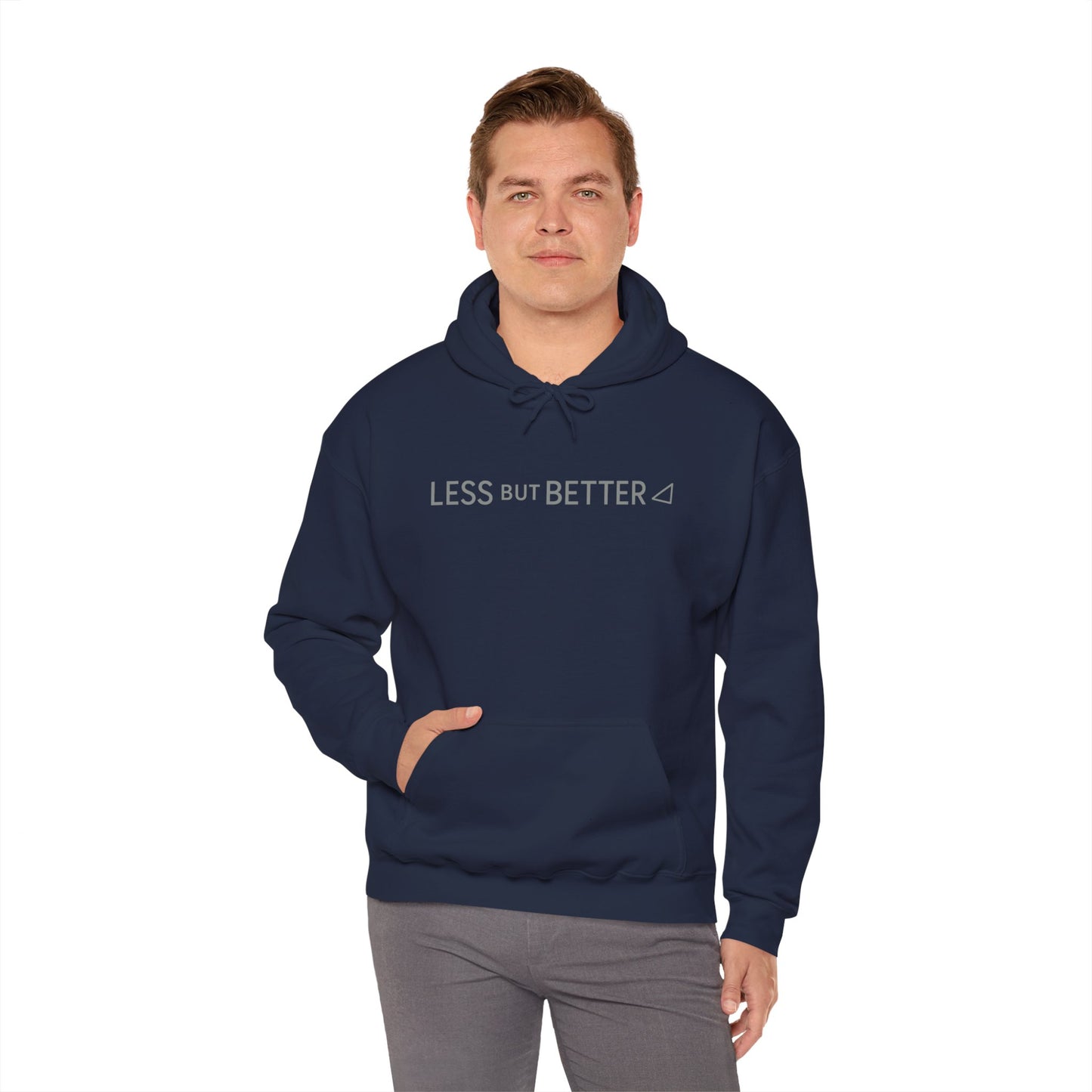 Minimalist Comfort Hoodie - Less But Better - Unisex Heavy Blend Cozy Fashion