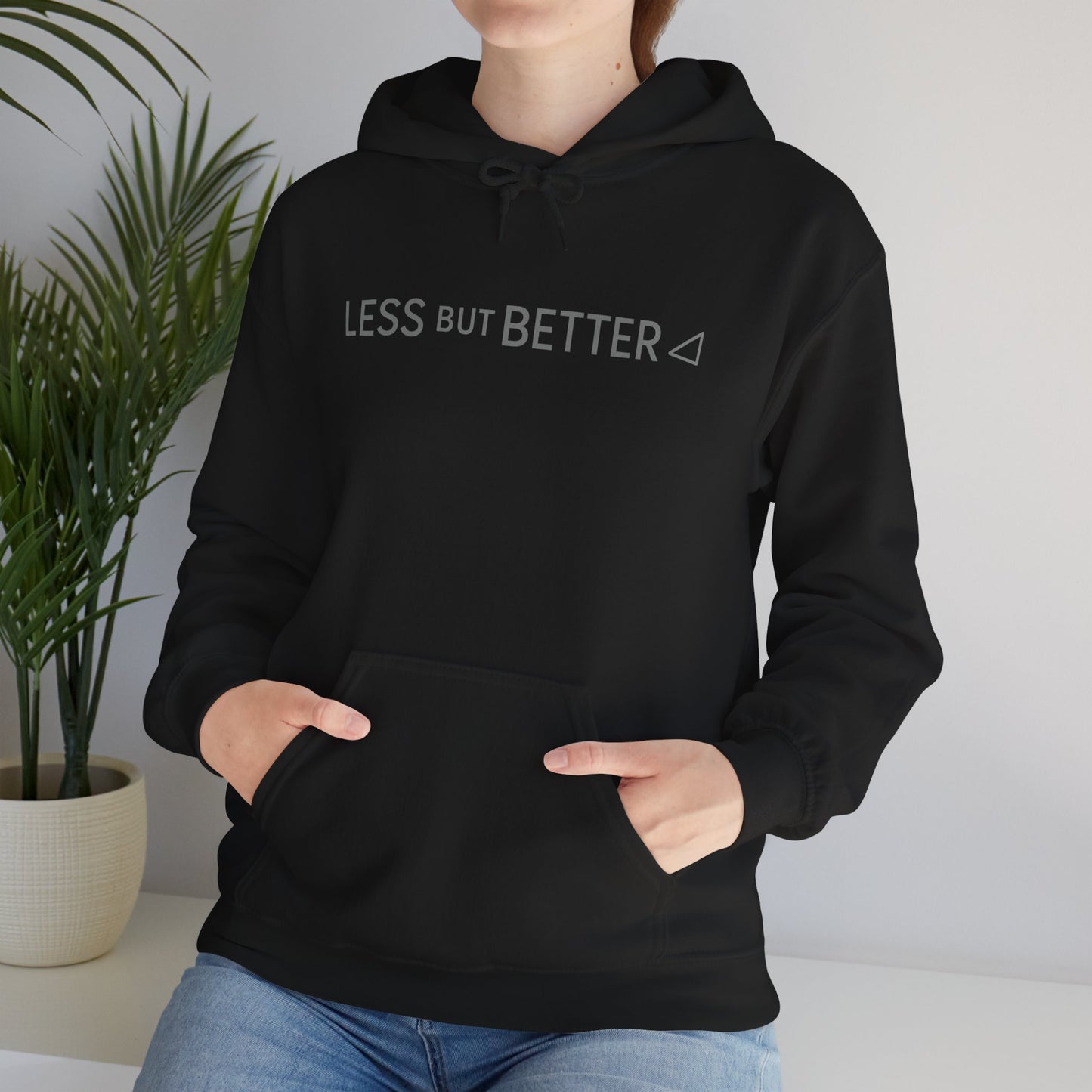 Minimalist Comfort Hoodie - Less But Better - Unisex Heavy Blend Cozy Fashion