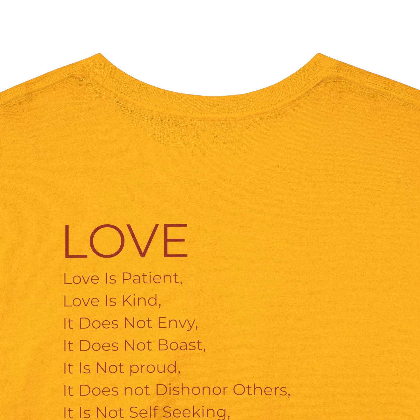 Religious Love 1 Corinthians 13 Unisex Tee