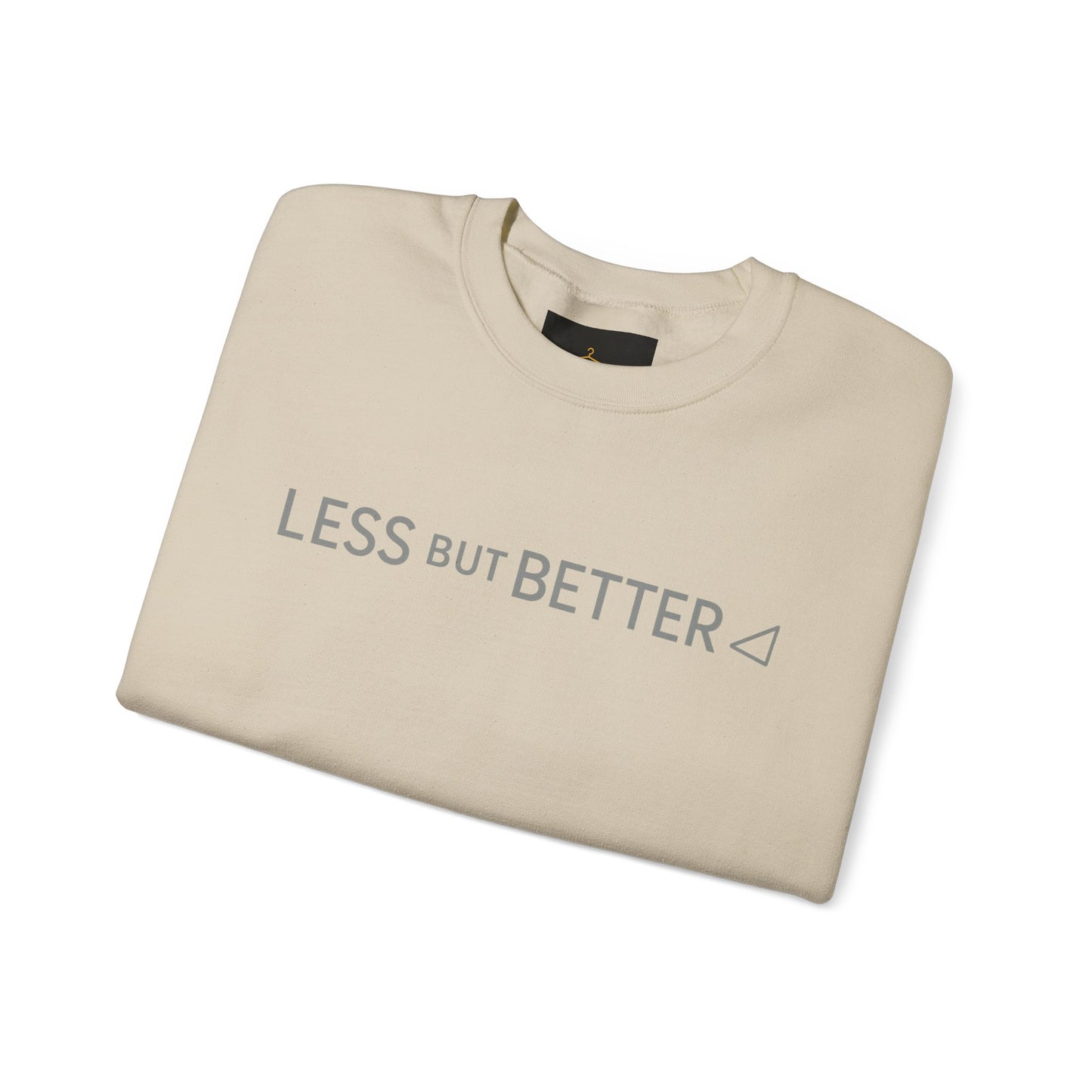 Minimalist Cozy Crewneck Sweatshirt - Less But Better, Unisex Apparel
