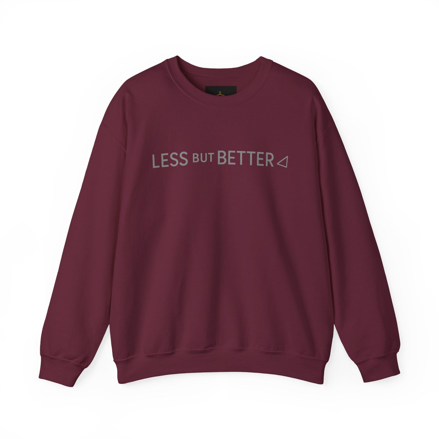 Minimalist Cozy Crewneck Sweatshirt - Less But Better, Unisex Apparel