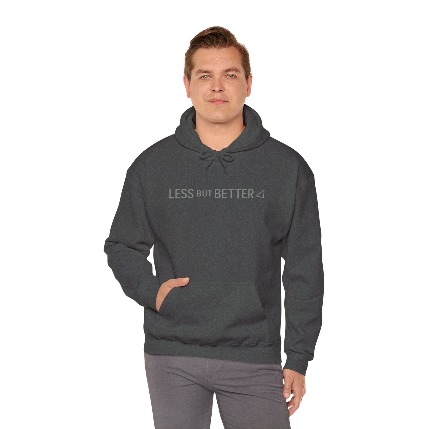 Minimalist Comfort Hoodie - Less But Better - Unisex Heavy Blend Cozy Fashion