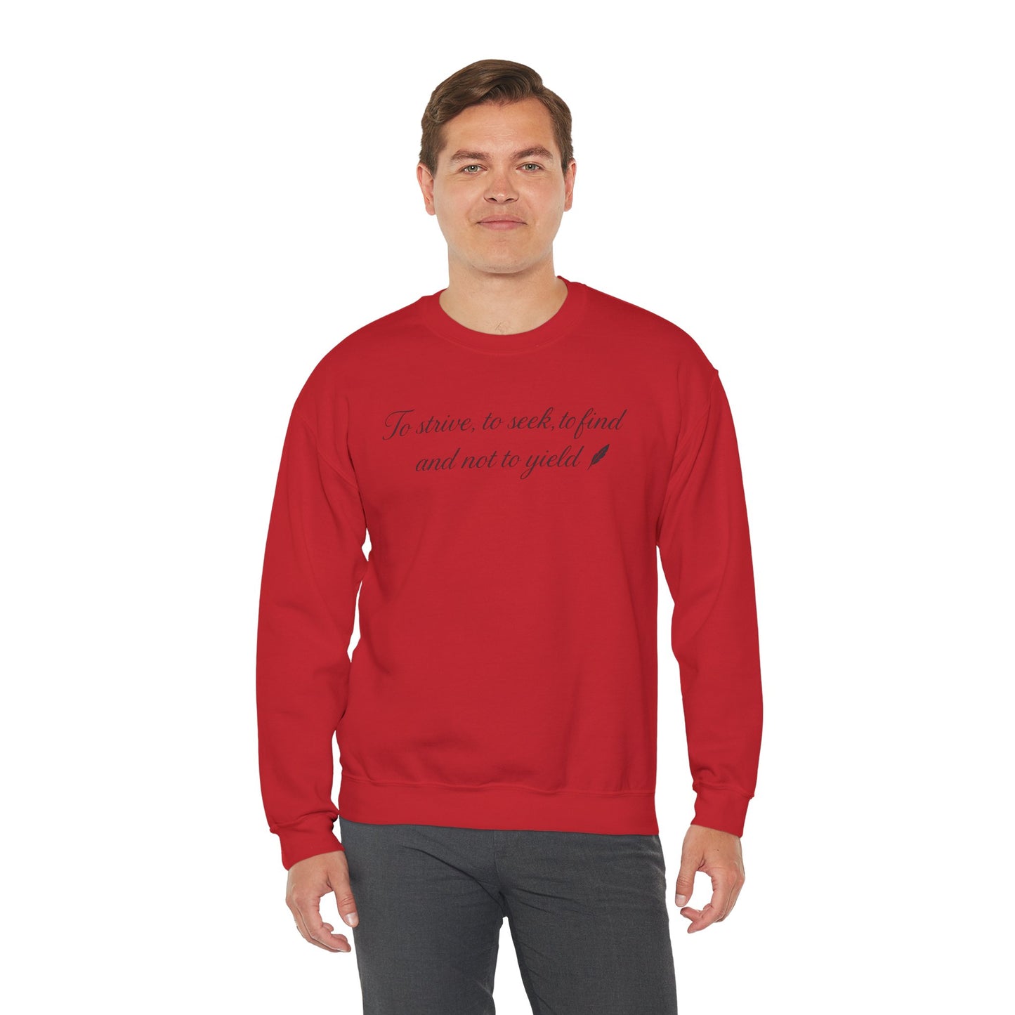 Motivational Poetic Quote Crewneck Sweatshirt