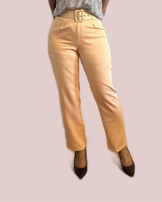 Ankle Length, High Waisted Dress Pants